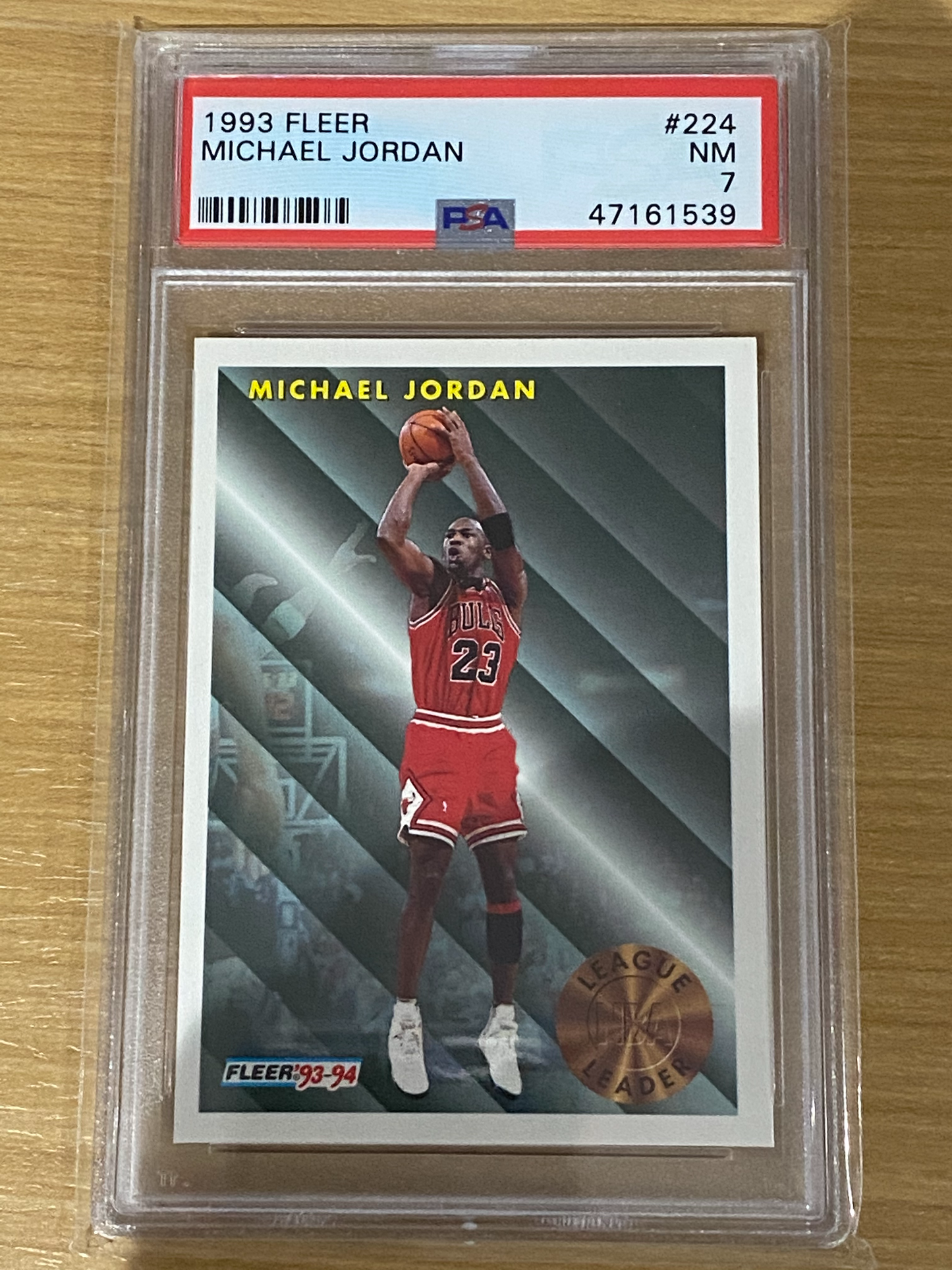 1993 Fleer Michael Jordan #224 - PSA 7