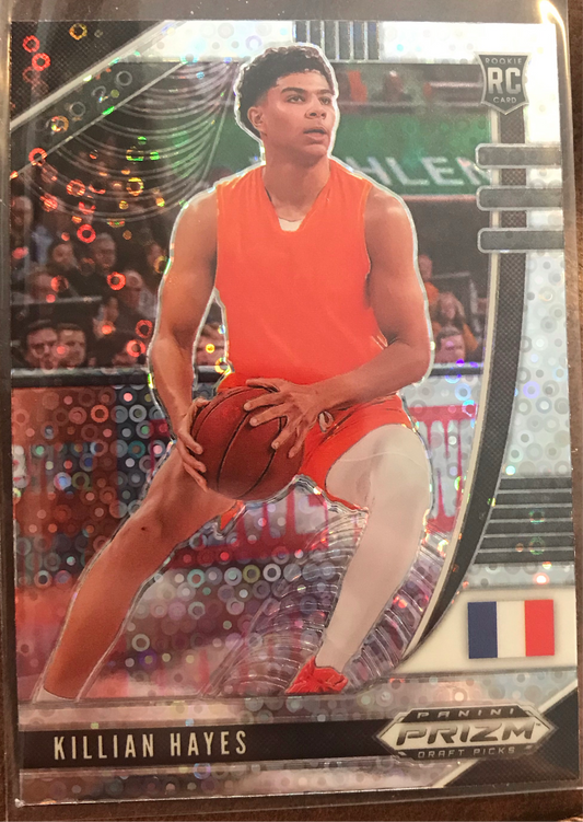 2020-21 Panini Prizm silver disco fast break Killian Hayes #52 rookie rc