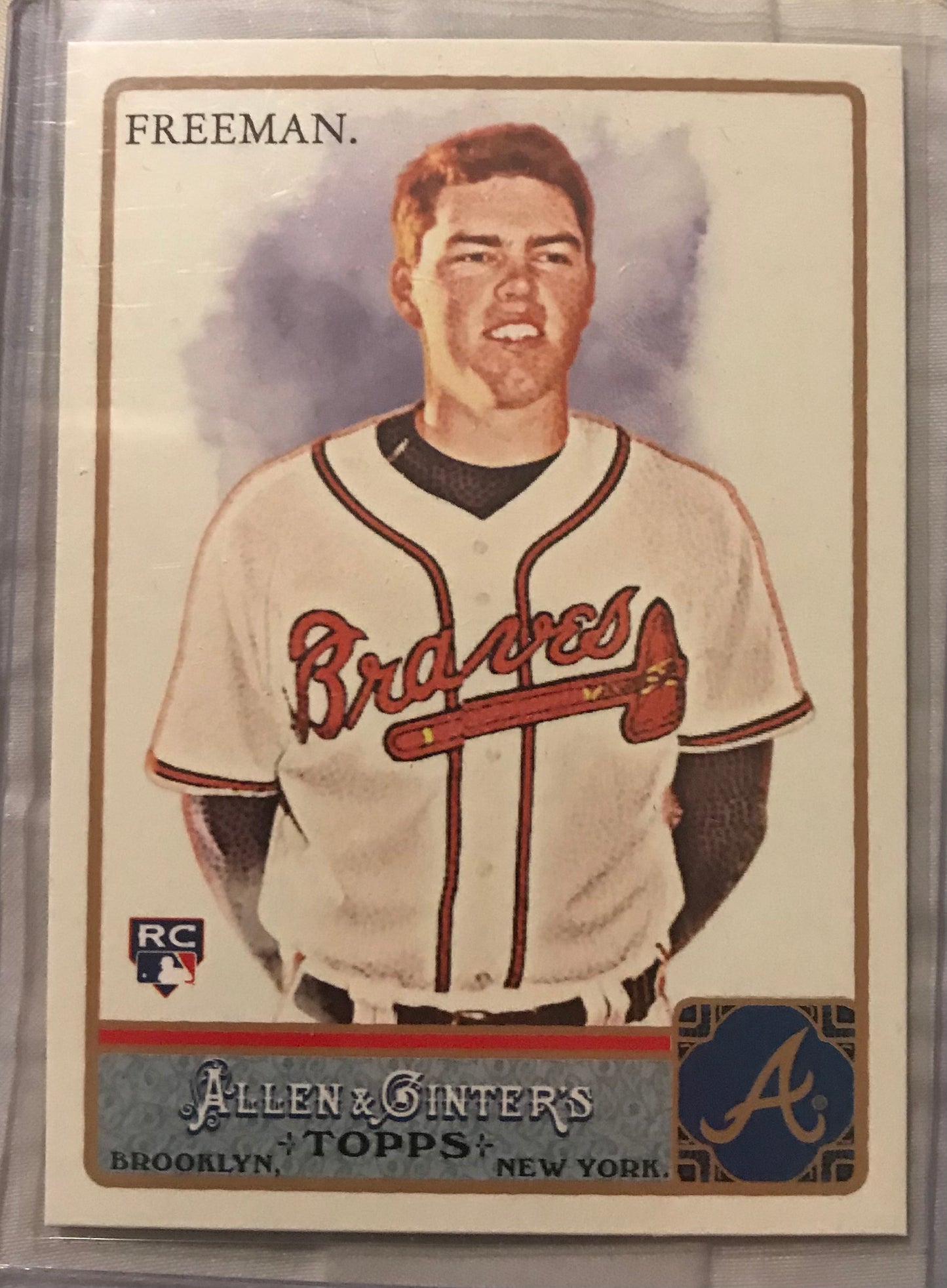 2011 Topps Allen & Ginter Freddie Freeman rookie rc #198