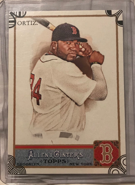 2011 Topps Allen & Ginter David Ortiz code parallel #88