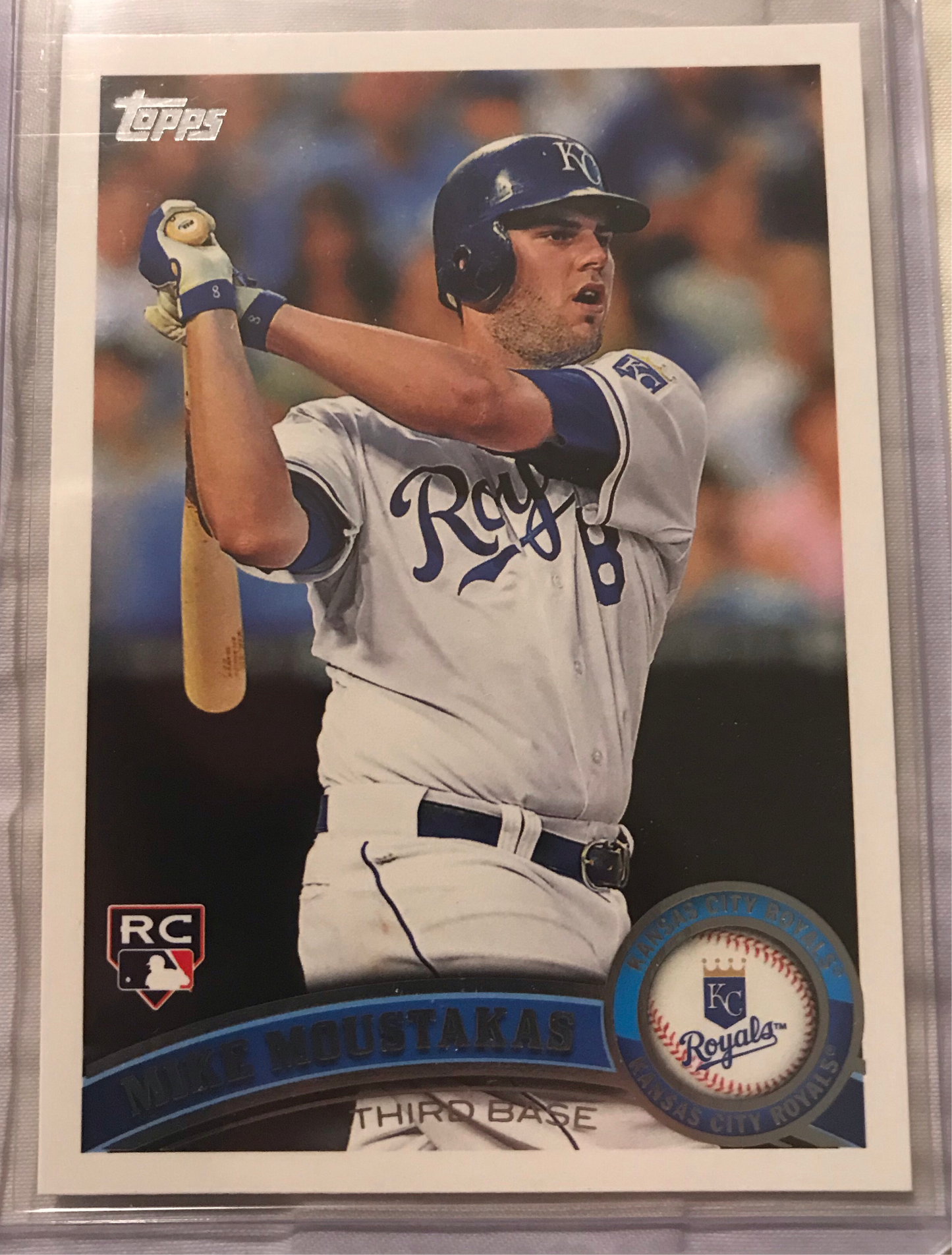 2011 Topps Update Mike Moustakas #US192 rookie rc