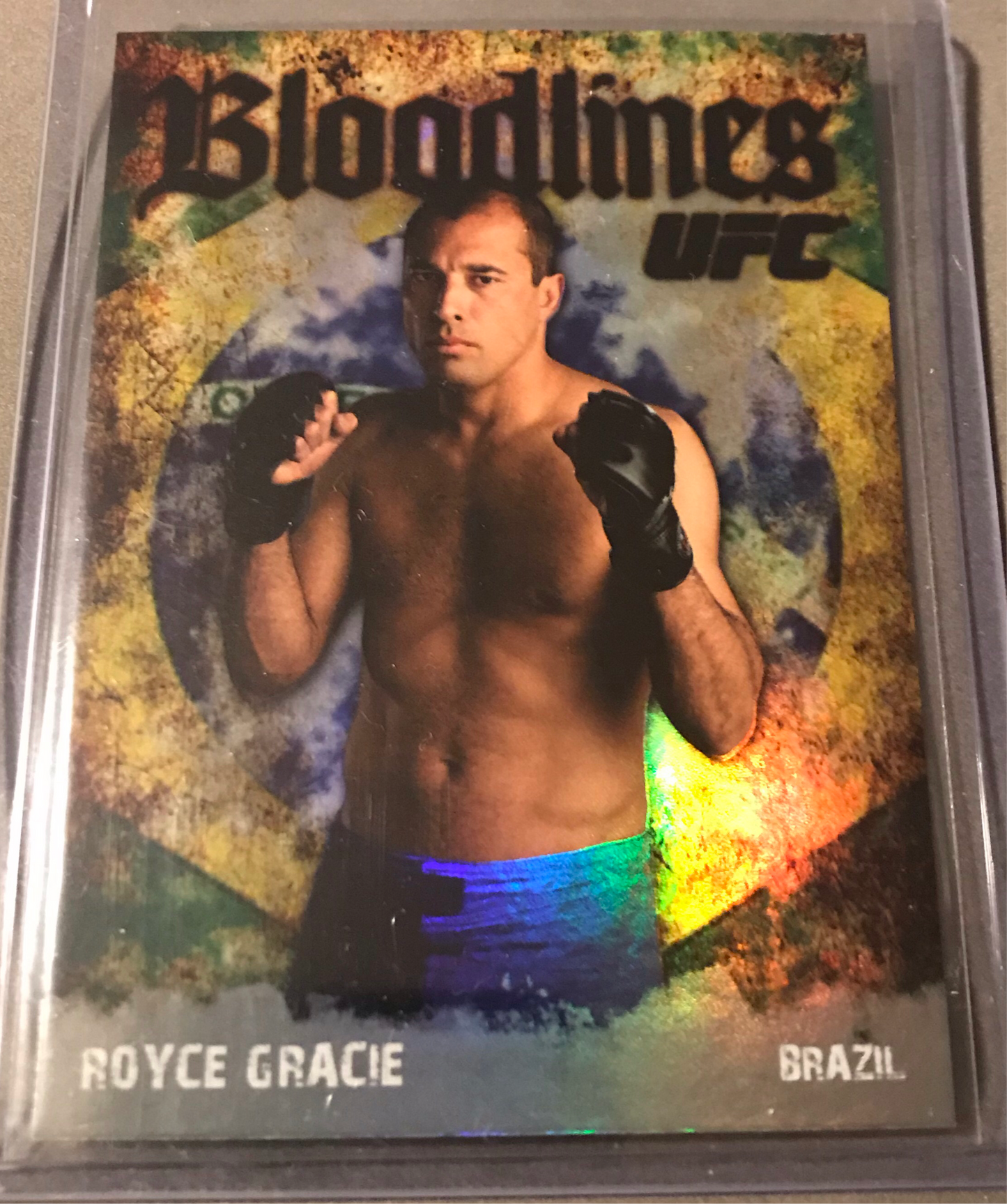 Topps UFC 2009 Round 2- Royce Gracie “Brazil” Bloodlines Insert BL-8