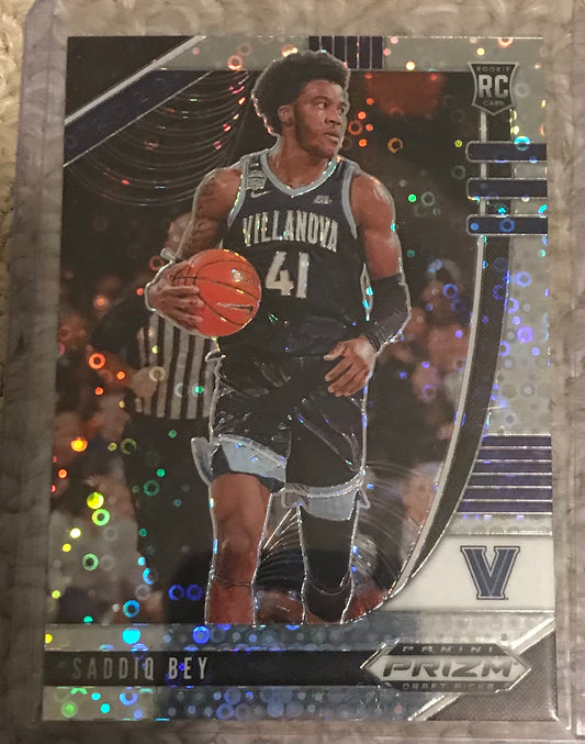 2020-21 Panini Prizm silver disco fast break Saddiq Bey rookie rc #59
