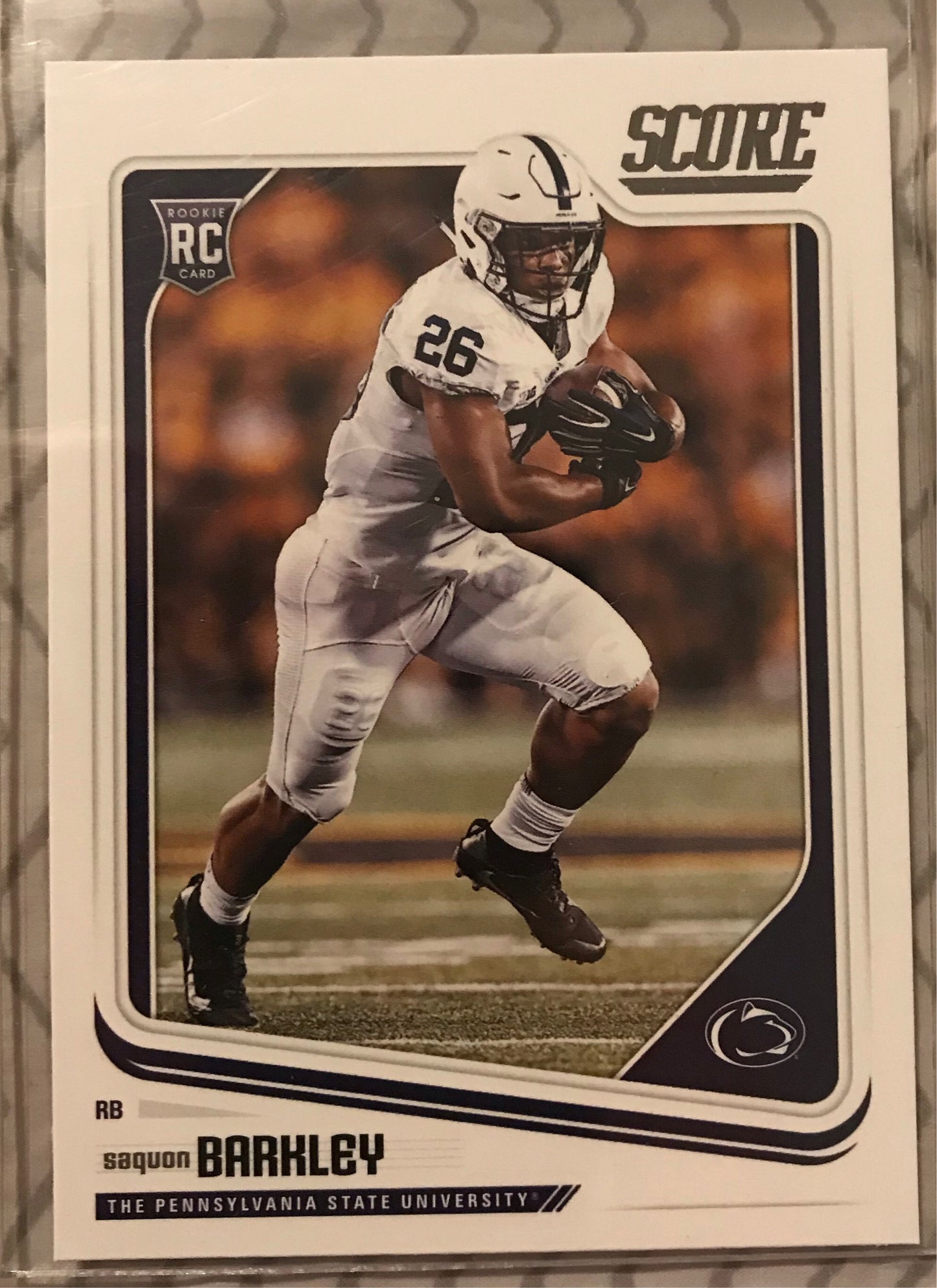 Saquon Barkley 2018 Panini Score Rookie Card #359 Penn State New York Giants