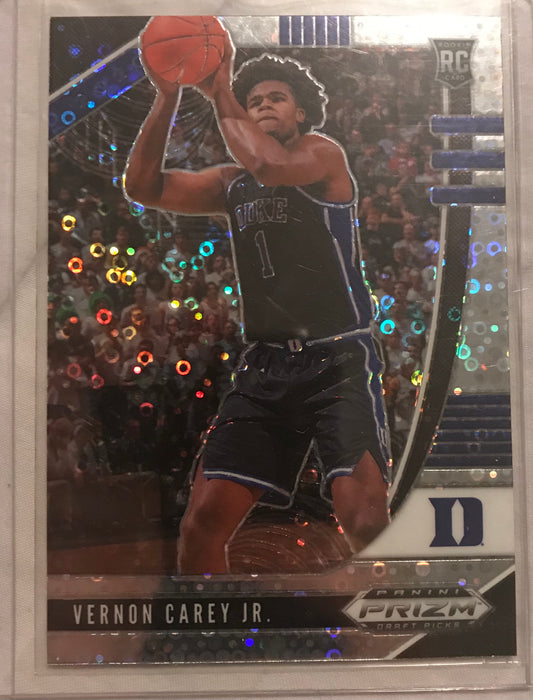 2020-21 Panini Prizm silver disco fast break Vernon Carey Jr. rookie rc #27