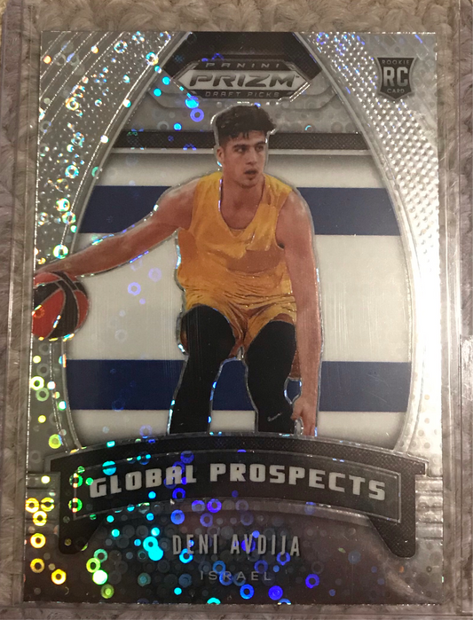2020-21 Panini Prizm silver disco fast break Deni Avdija rookie rc #100 global prospects