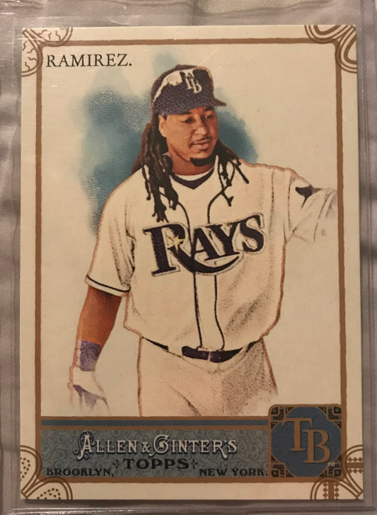 2011 Topps Allen & Ginter Manny Ramirez code parallel #316