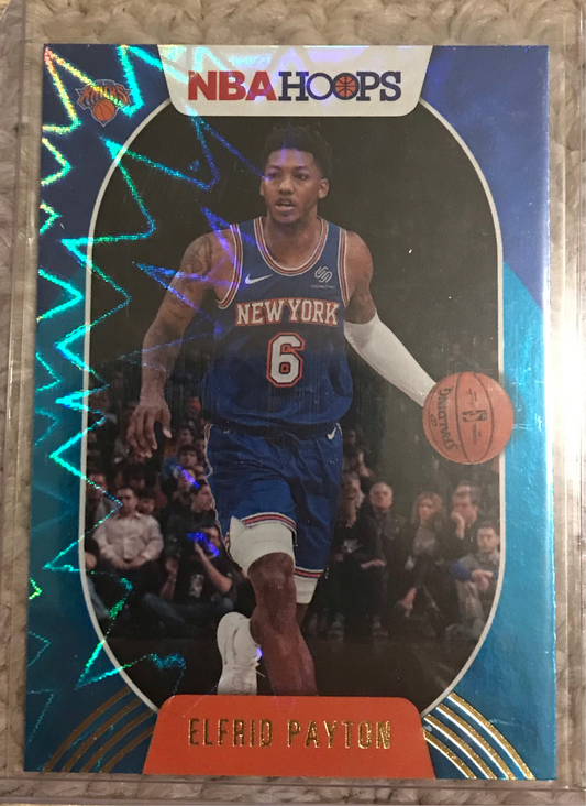 2020-21 NBA Hoops Elfrid Payton #139 Teal explosion parallel