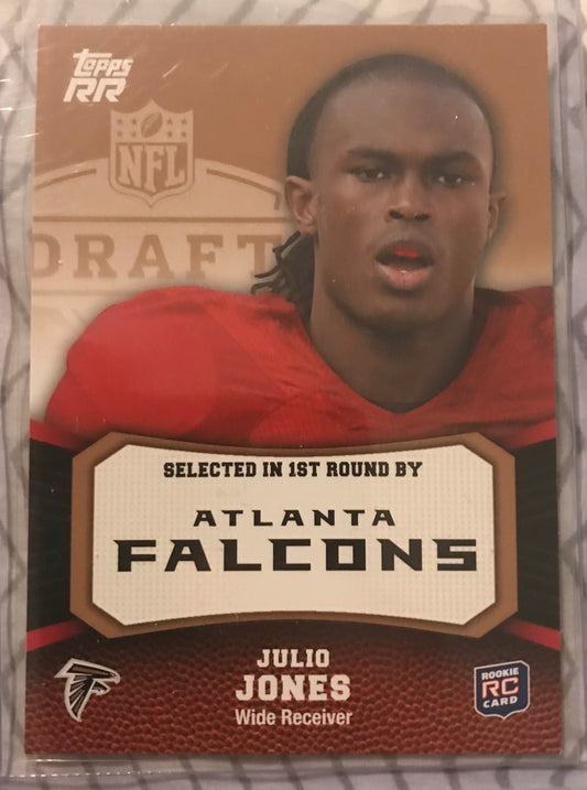 2011 Topps Rising Rookies Rookie rc Julio Jones gold #109