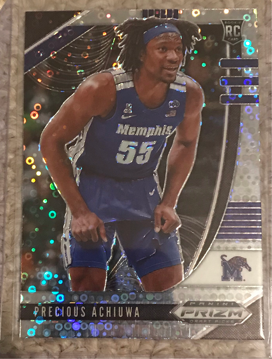 2020-21 Panini Prizm silver disco fast break Precious Achiuwa rookie rc #48
