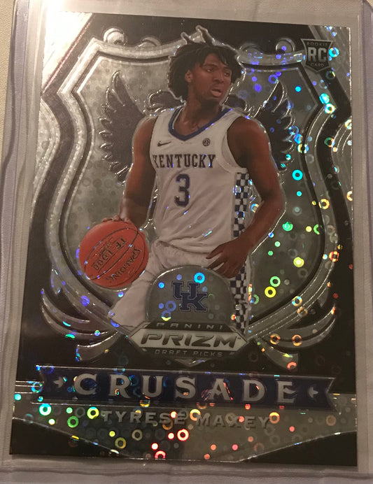 2020-21 Panini Prizm silver disco fast break Tyrese Maxey rookie rc #94