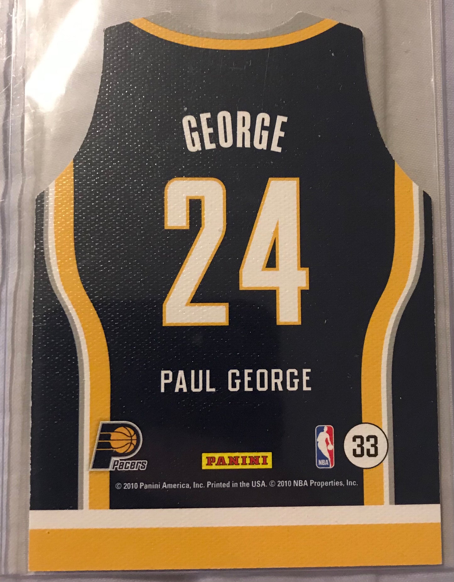 2010-11 Panini Threads Rookie Team Threads Away #33 Paul George RC