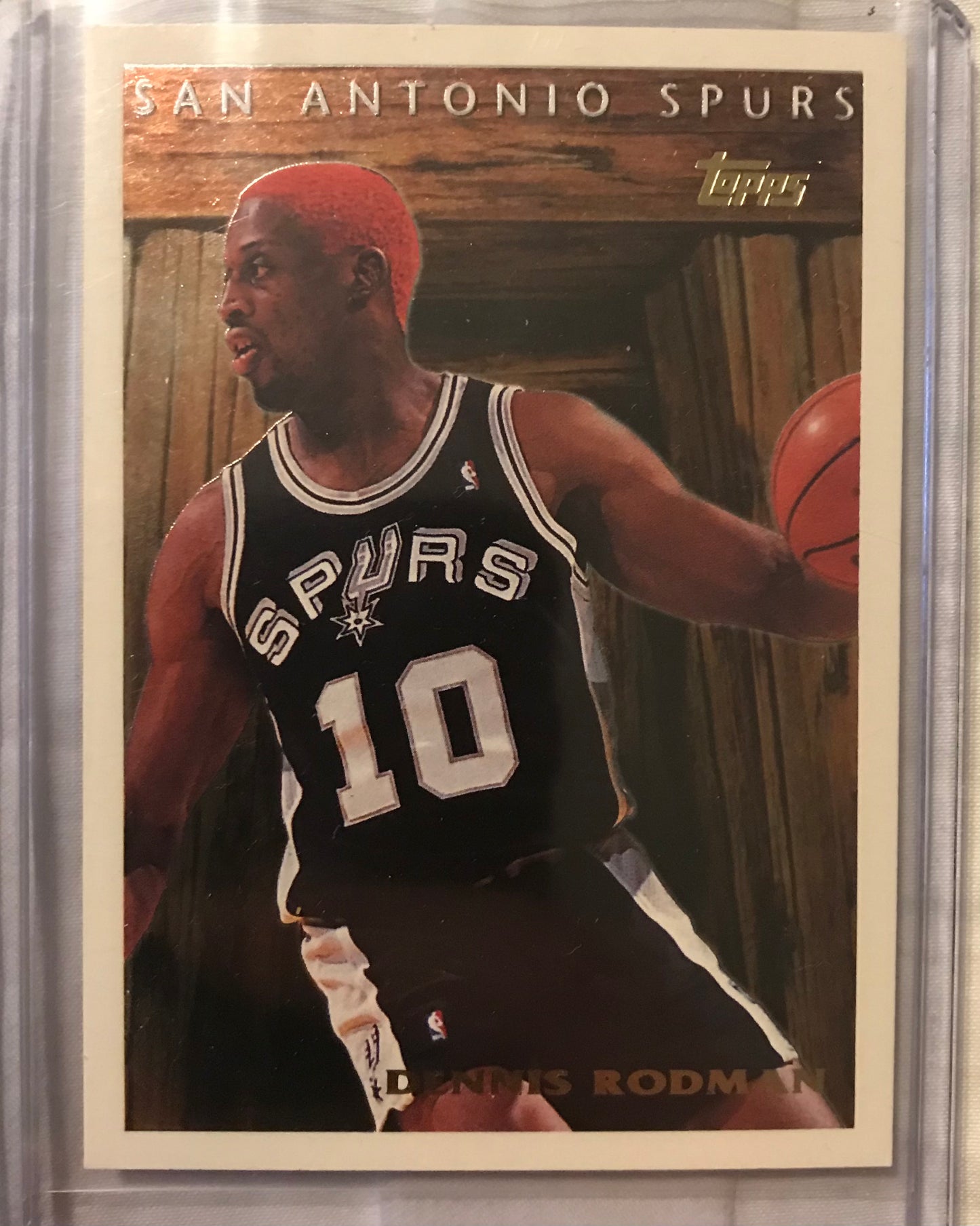 1995-96 Topps Pan for Gold Dennis Rodman #PFG15 San Antonio Spurs