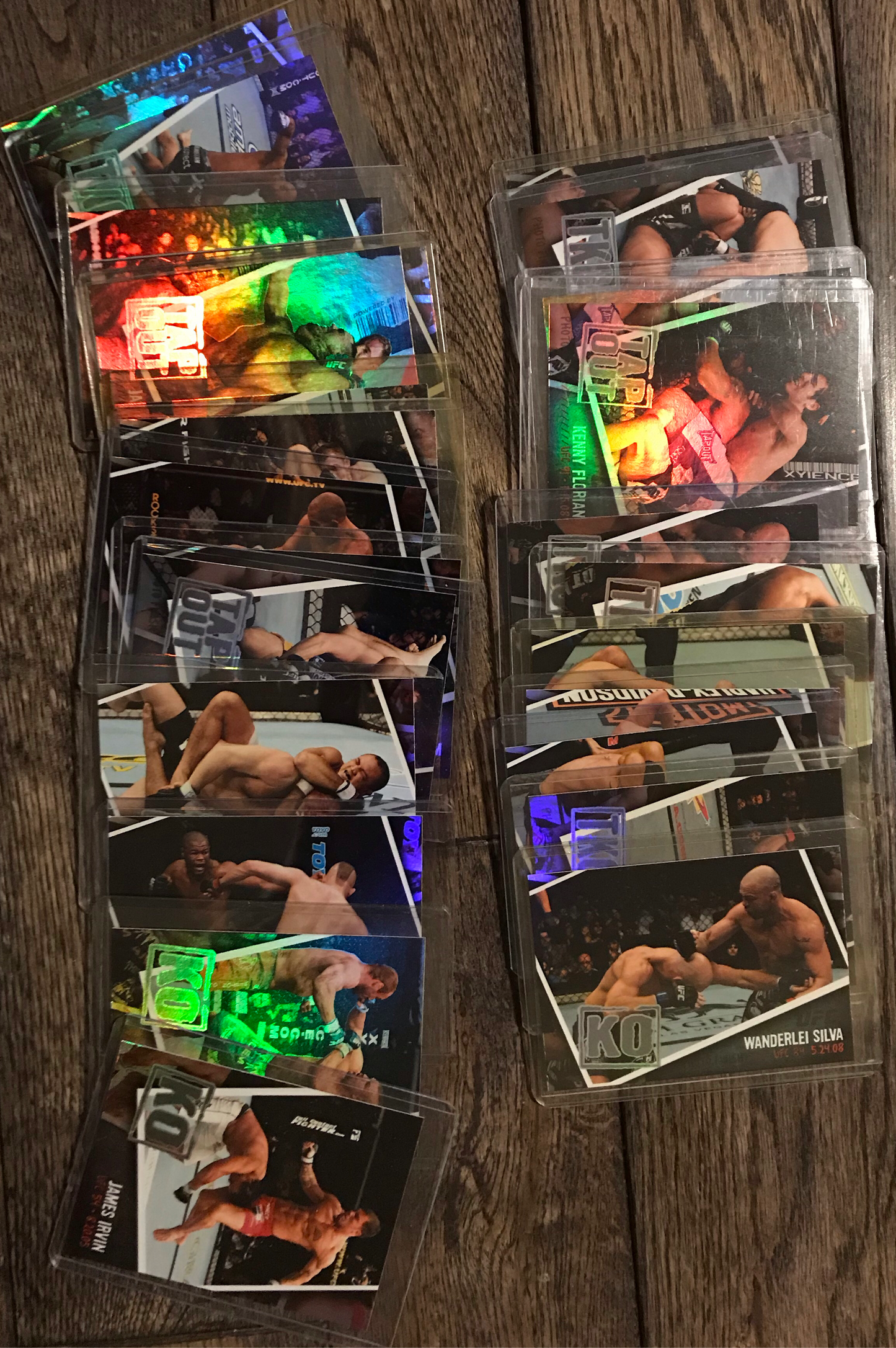 2009 Topps UFC Round 2 Complete Photo Finish Insert Set