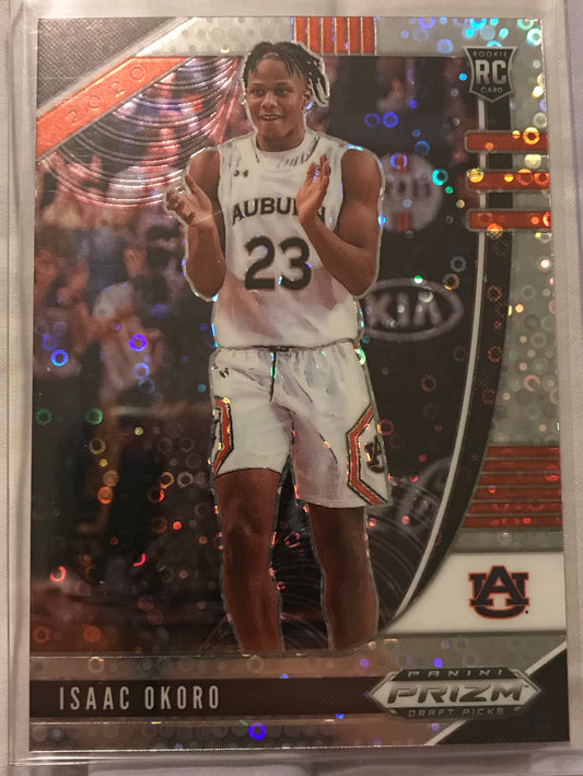 2020-21 Panini Prizm silver disco fast break Isaac Okoro #44 rookie rc