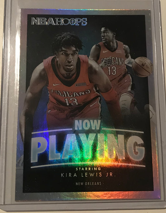 Now Playing Kira Lewis Jr. silver Holo SS-10 - 2021 NBA HOOPS rookie rc