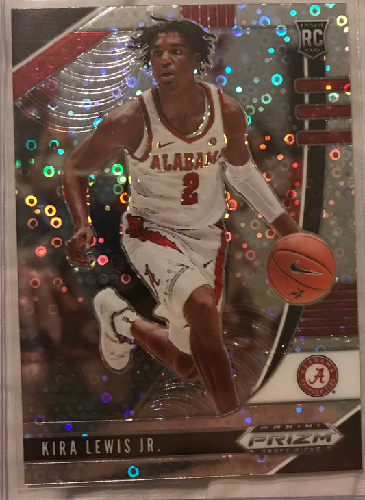 2020-21 Panini Prizm silver disco fast break Kira Lewis Jr rookie rc #64