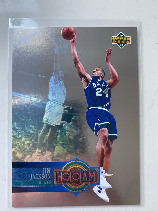 Jim Jackson 1993-94 Upper Deck Holojams #H6 Dallas Mavericks