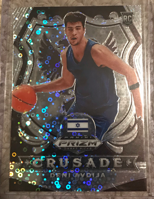 2020-21 Panini Prizm silver disco fast break Deni Avdija rookie rc #86 crusade