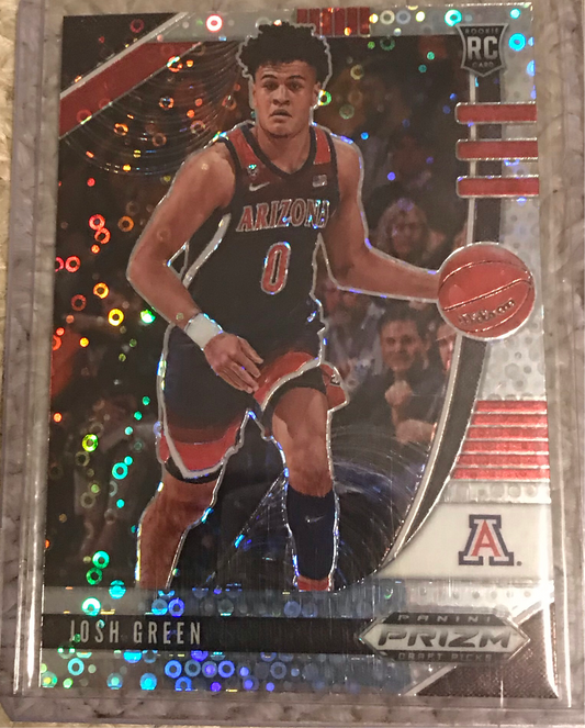 2020-21 Panini Prizm silver disco fast break Josh Green rookie rc #61