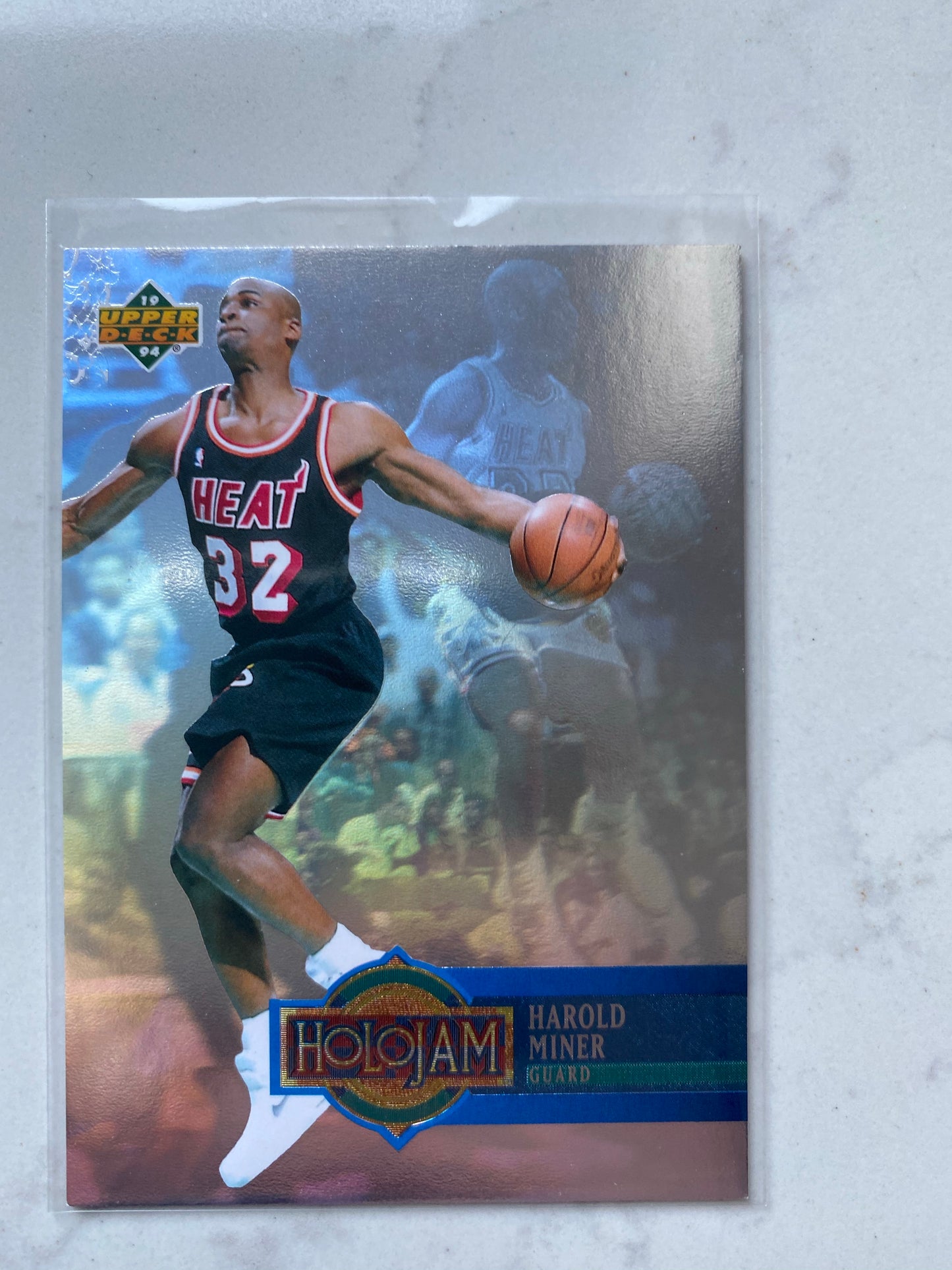 Harold Miner 1993-94 Upper Deck Holojams #H14 Miami Heat