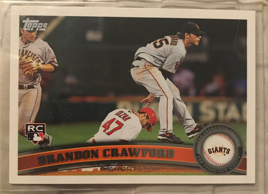 2011 Topps Update Brandon Crawford #US234 rookie rc