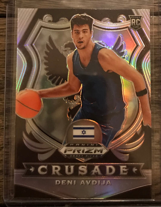 2020-21 Panini Prizm silver Prizm Deni Avdija #86 crusade rookie rc