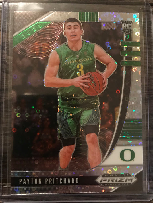 2020-21 Panini Prizm silver disco fast break Prizm Payton Pritchard rookie rc #76