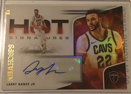 2020-21 Hoops Larry Nance Jr. INK Hot Signatures HS-LNJ Auto Autograph Cavs