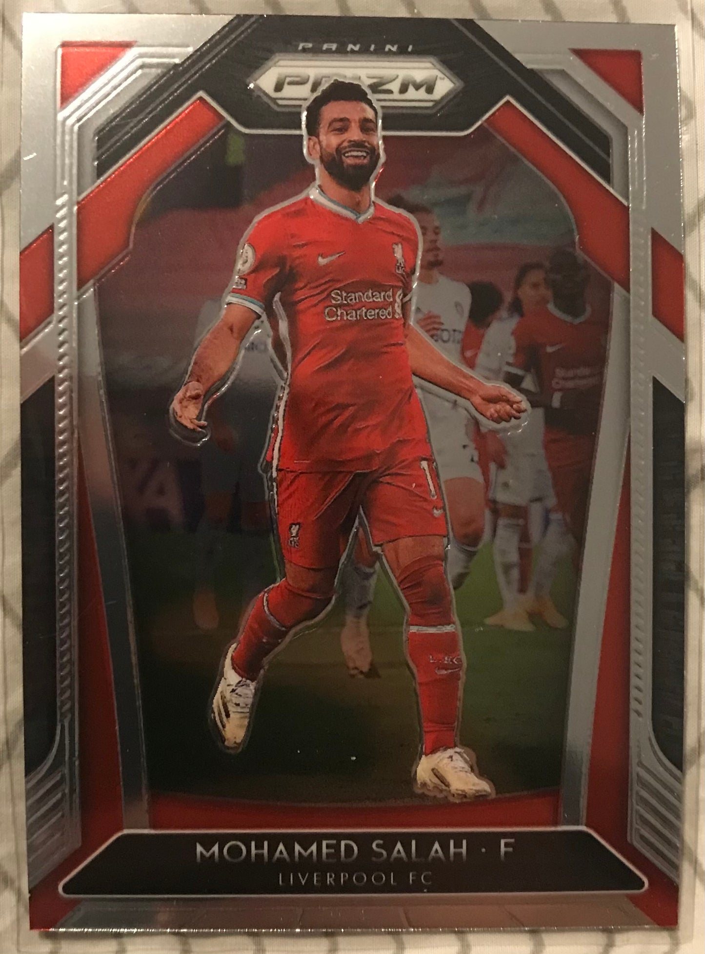 2020-21 Prizm Premier League Soccer EPL Mohamed Salah Base #255 Liverpool FC