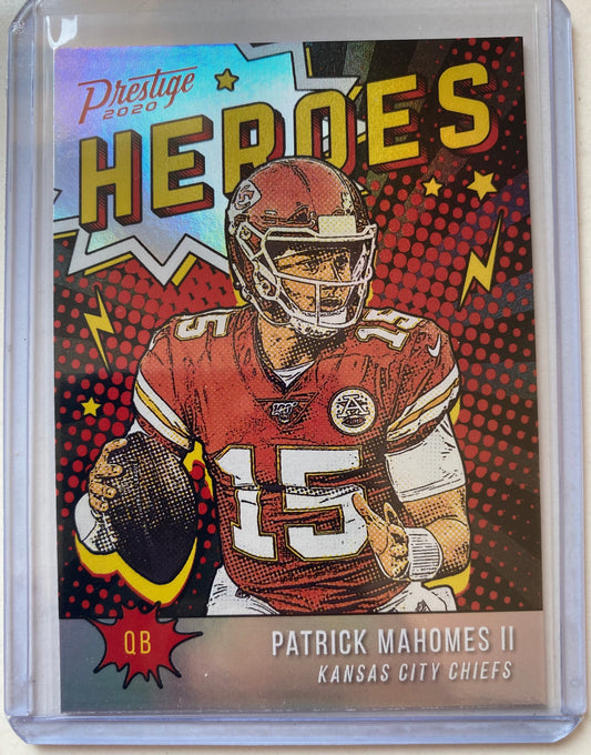 2020 Panini Prestige Patrick Mahomes II HEROES #HE-PM Insert