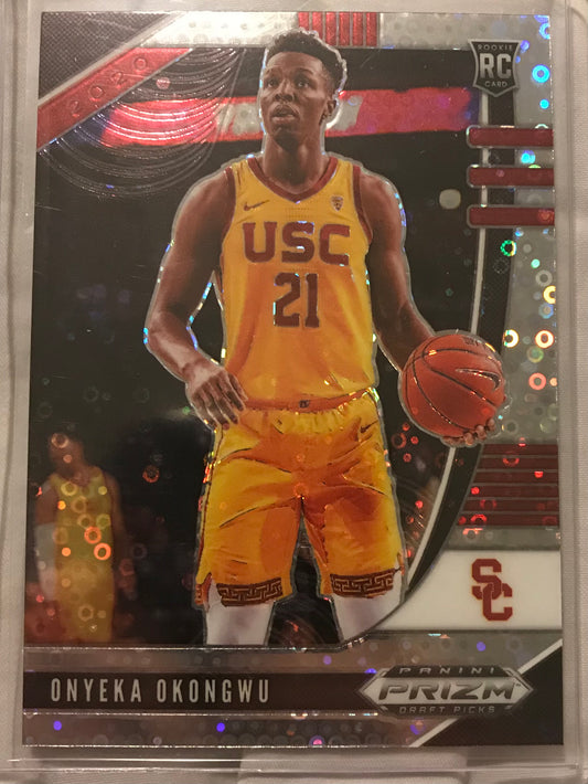 2020-21 Panini Prizm silver disco fast break Onyeka Okongwu rookie rc #5