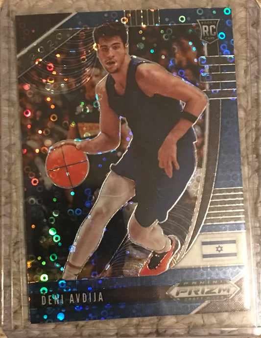 2020-21 Panini Prizm blue disco fast break Deni Avdija rookie rc #46 154/175
