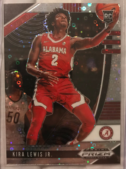 2020-21 Panini Prizm silver disco fast break Kira Lewis Jr rookie rc #24
