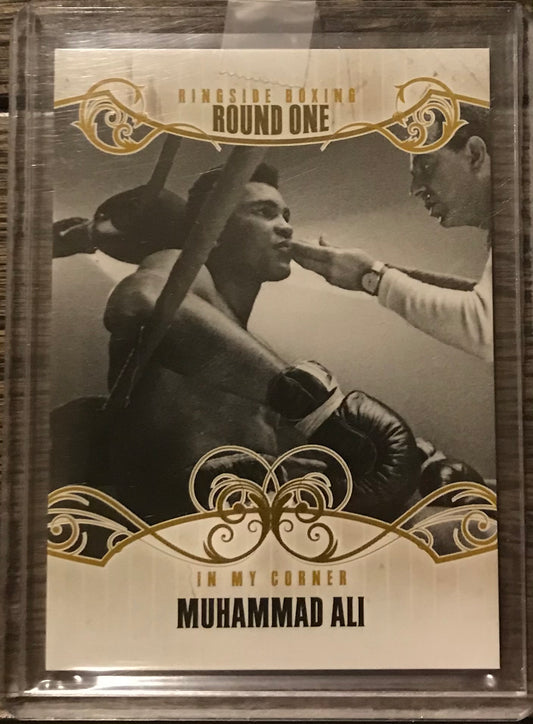 2010 Ringside Boxing Round 1 Muhammad Ali #98 Gold Parallel /9