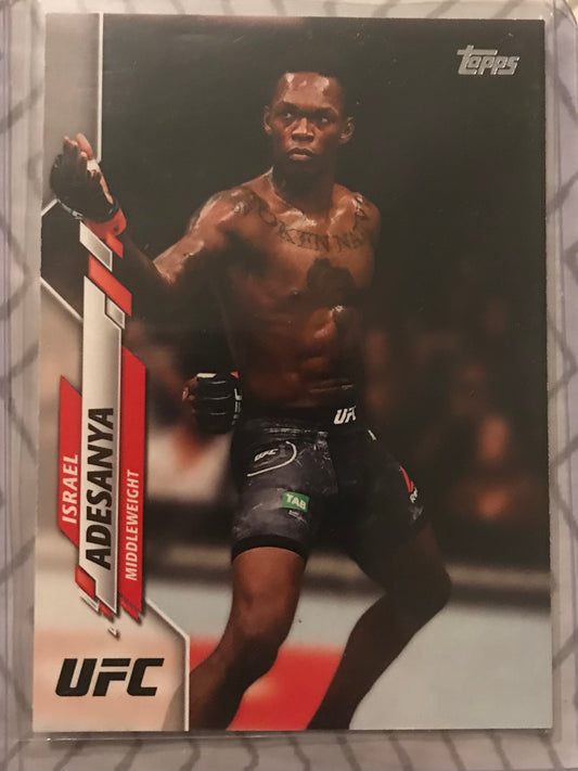 2020 Topps UFC Israel Adesanya #75 "The Last Stylebender"