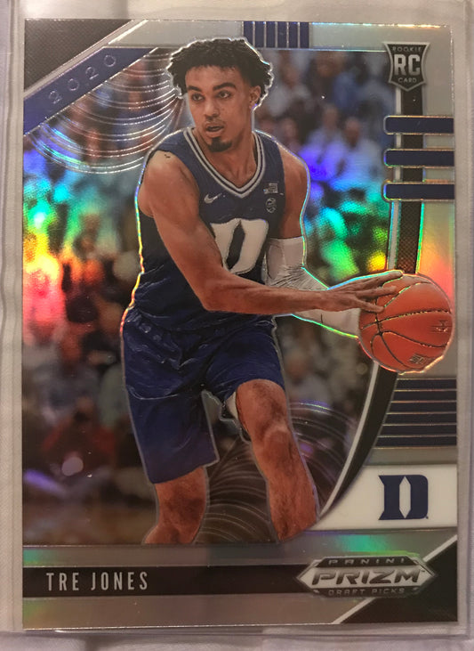 2020-21 Panini Prizm silver Tre Jones rookie rc #37