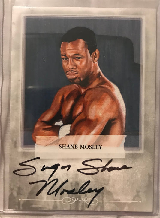 Ringside boxing round 2 Sugar Shane Mosley A-SM1 auto /100