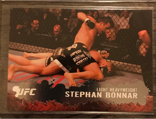 Topps UFC 2009 Round 2- Stephan Bonnar #98 rare error missing foil 1/1?