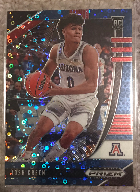 2020-21 Panini Prizm blue disco fast break Josh Green rookie rc #21 121/175