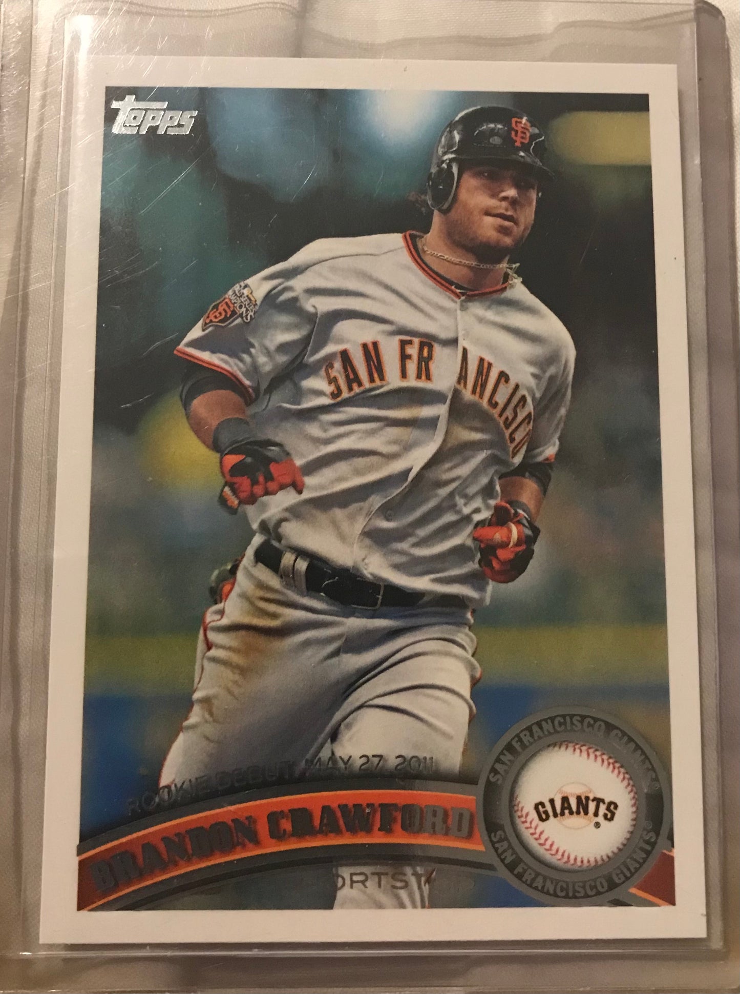 2011 Topps Update Brandon Crawford #US136 rookie rc