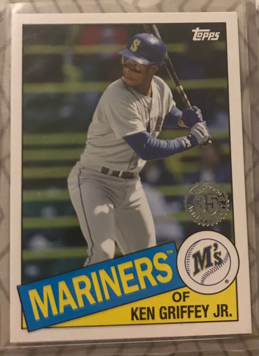 2020 Topps Update KEN GRIFFEY JR. 1985 Topps Insert Seattle Mariners #85TB-41