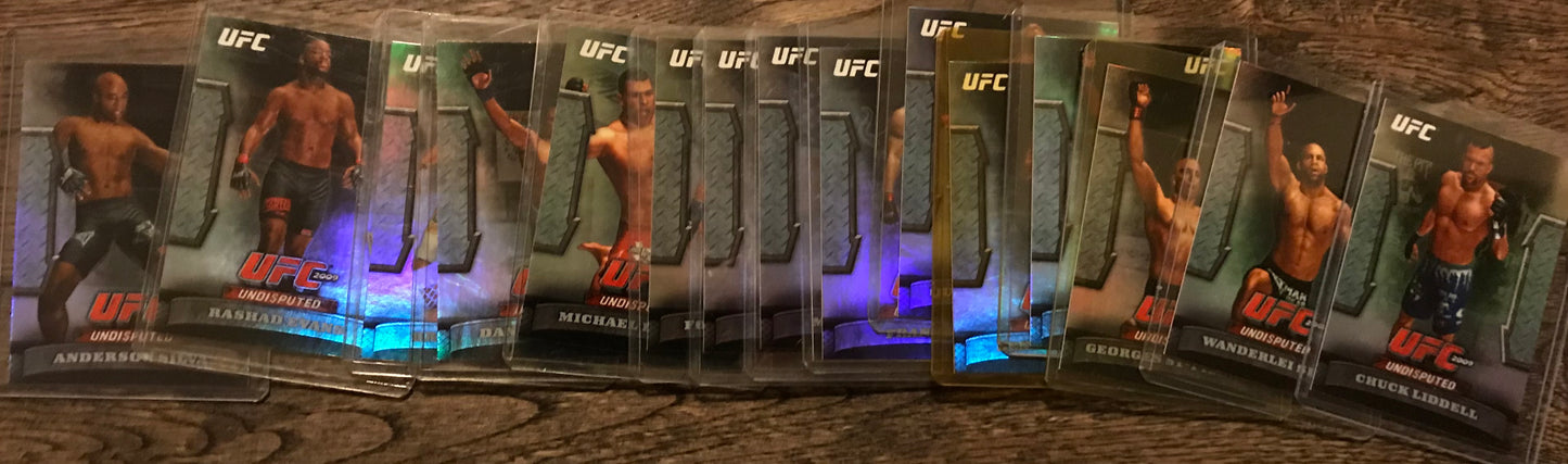 2009 Topps UFC Round 2 Complete Undisputed Greats of the Game Insert Set
