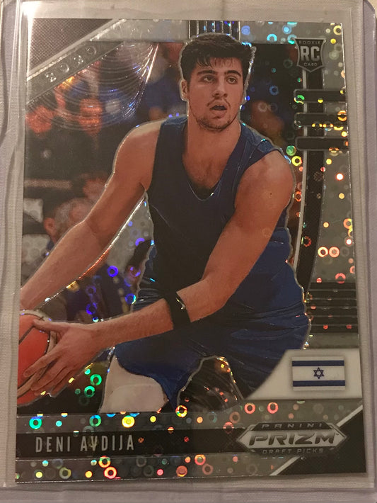 2020-21 Panini Prizm silver disco fast break Deni Avdija rookie rc #6