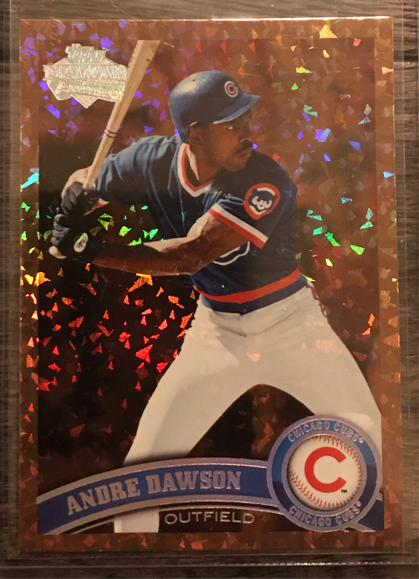 2011 Topps Update Andre Dawson cognac parallel US291