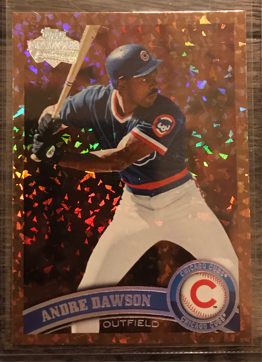 2011 Topps Update Andre Dawson cognac parallel US291