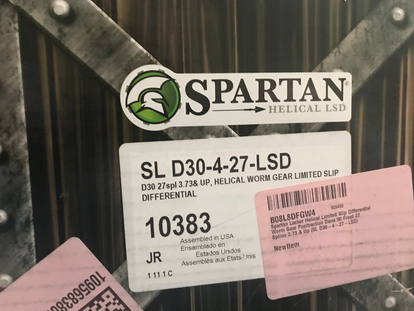 Spartan Locker Helical Limited Slip Differential Worm Gear Positraction Dana 30 Front 27 Spline 3.73