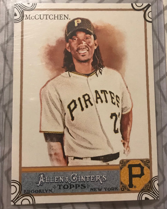 2011 Topps Allen & Ginter Andrew McCutchen code parallel #215