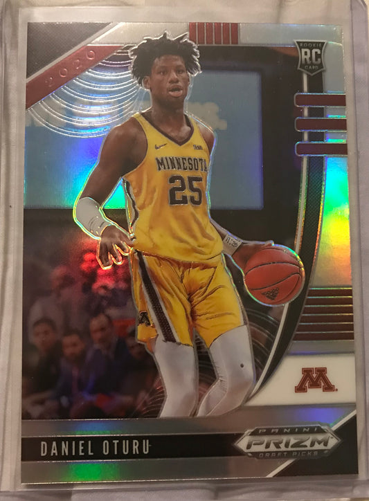2020-21 Panini Prizm silver Daniel Oturu rookie rc #73