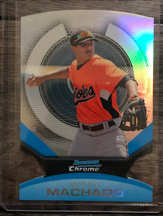 2011 Bowman Chrome Manny Machado rookie rc die cut refractor #2